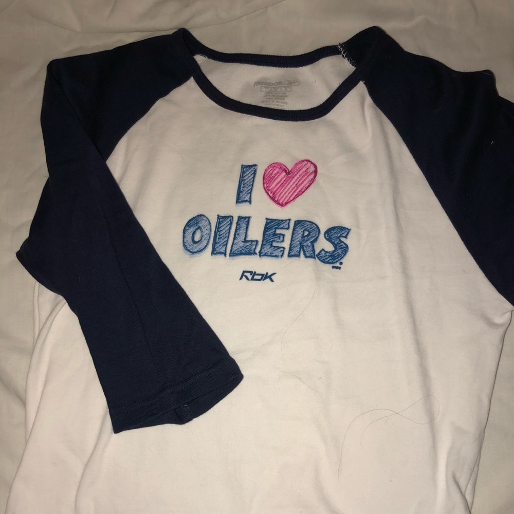 I love oilers quarter sleeve
